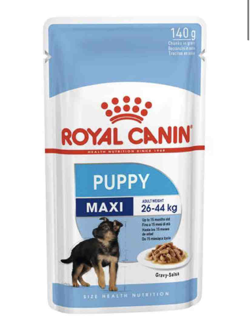 POUCH ROYAL MAXI PUPPY  140gm